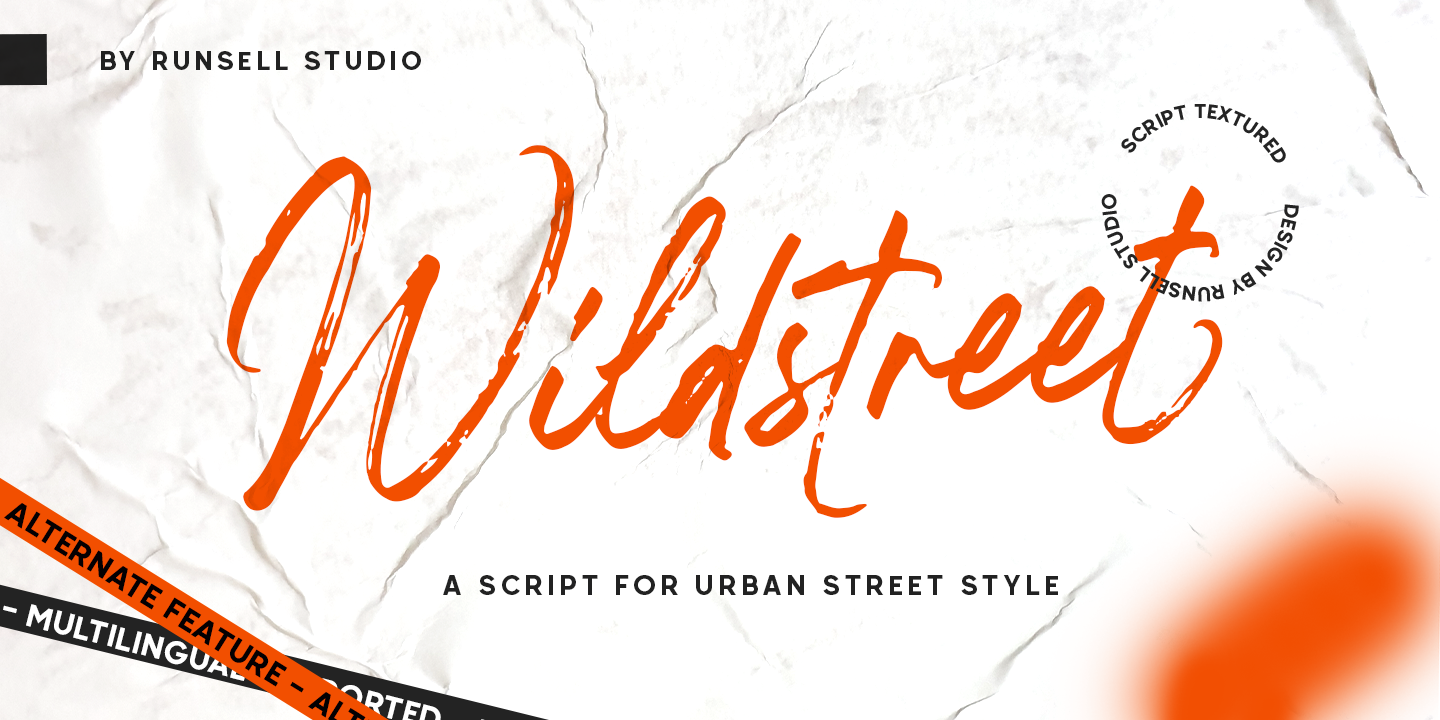 Ejemplo de fuente Wildstreet #1